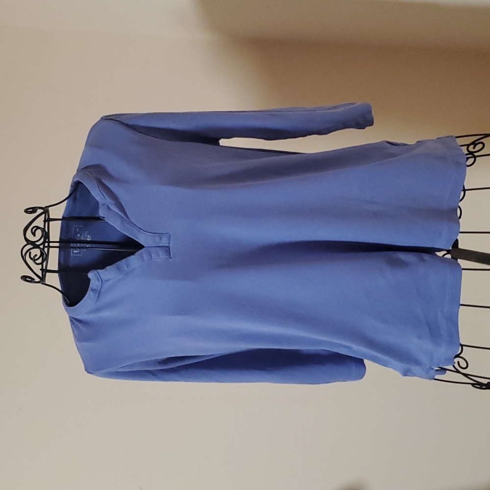 LL Bean v neck cotton shirt size S